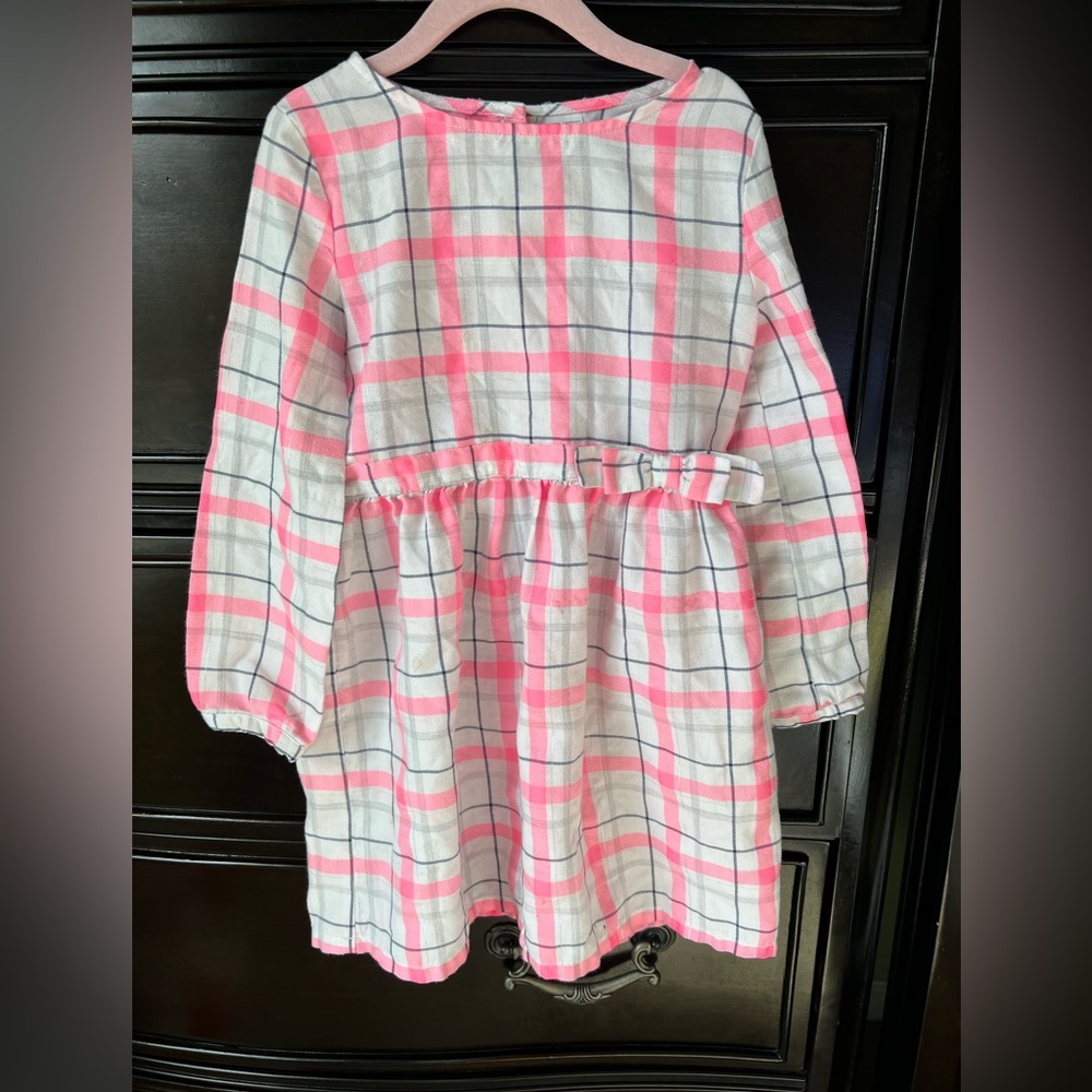 CARTER’S 5T Girls Pink Plaid Dress